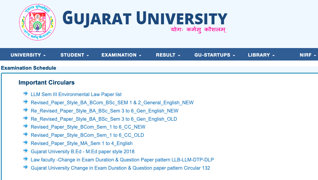 timetable-of-gujarat-university-exam-2023-2024-student-forum