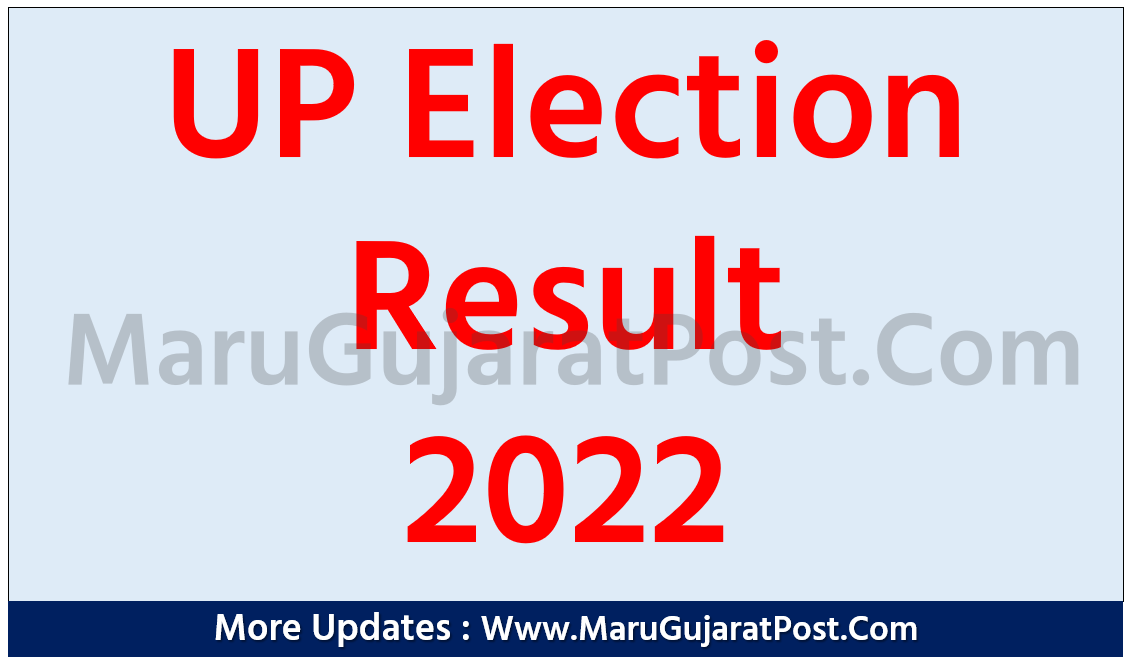 UP Election Result 2022, Winning MLA List, Live Counting ...